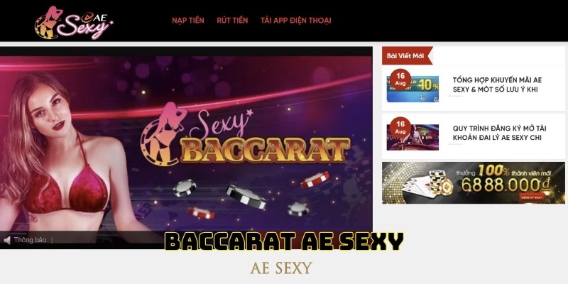 Baccarat AE Sexy - Trải Nghiệm Live Casino Hi88 Cao Cấp